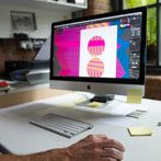 Martin Smith in his studio in London 2016